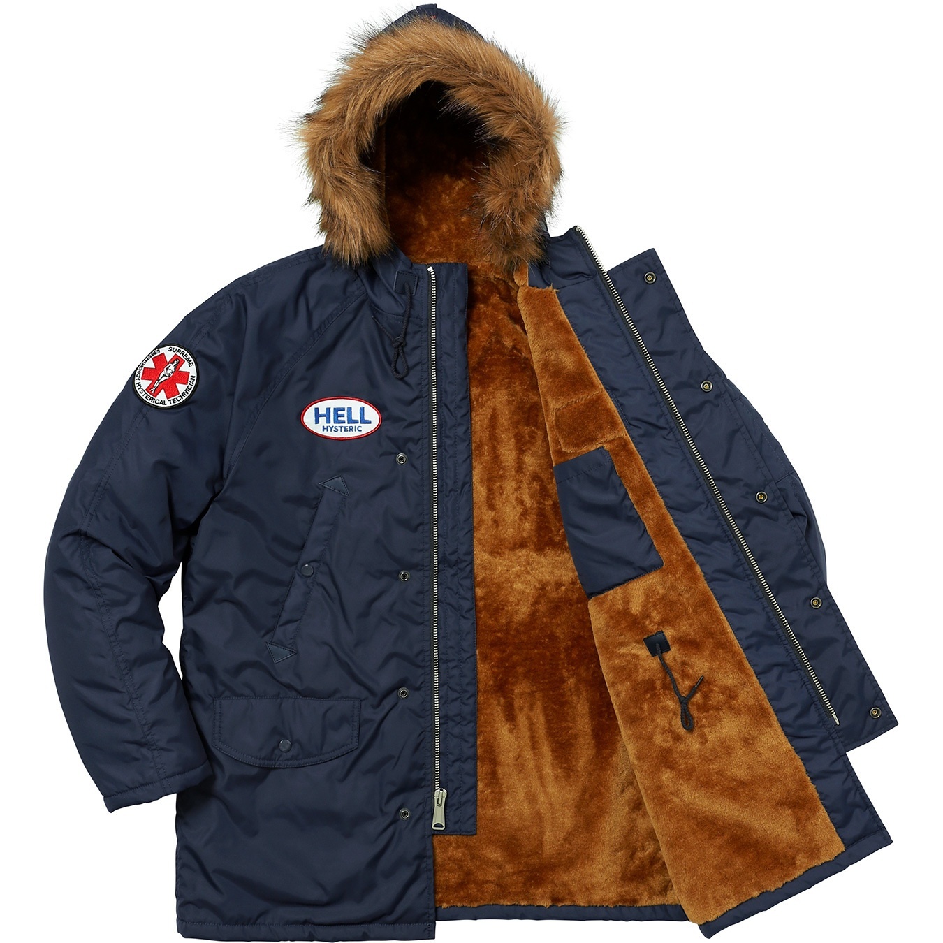 Supreme/HYSTERIC GLAMOUR N-3B Parka view 3